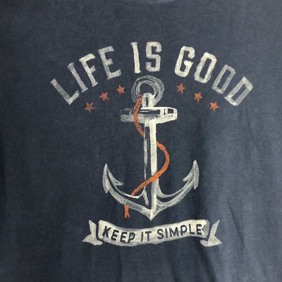 Life Is Good Men's Graph Tee Sz. M and FREE Shorts - Picture 3 of 13